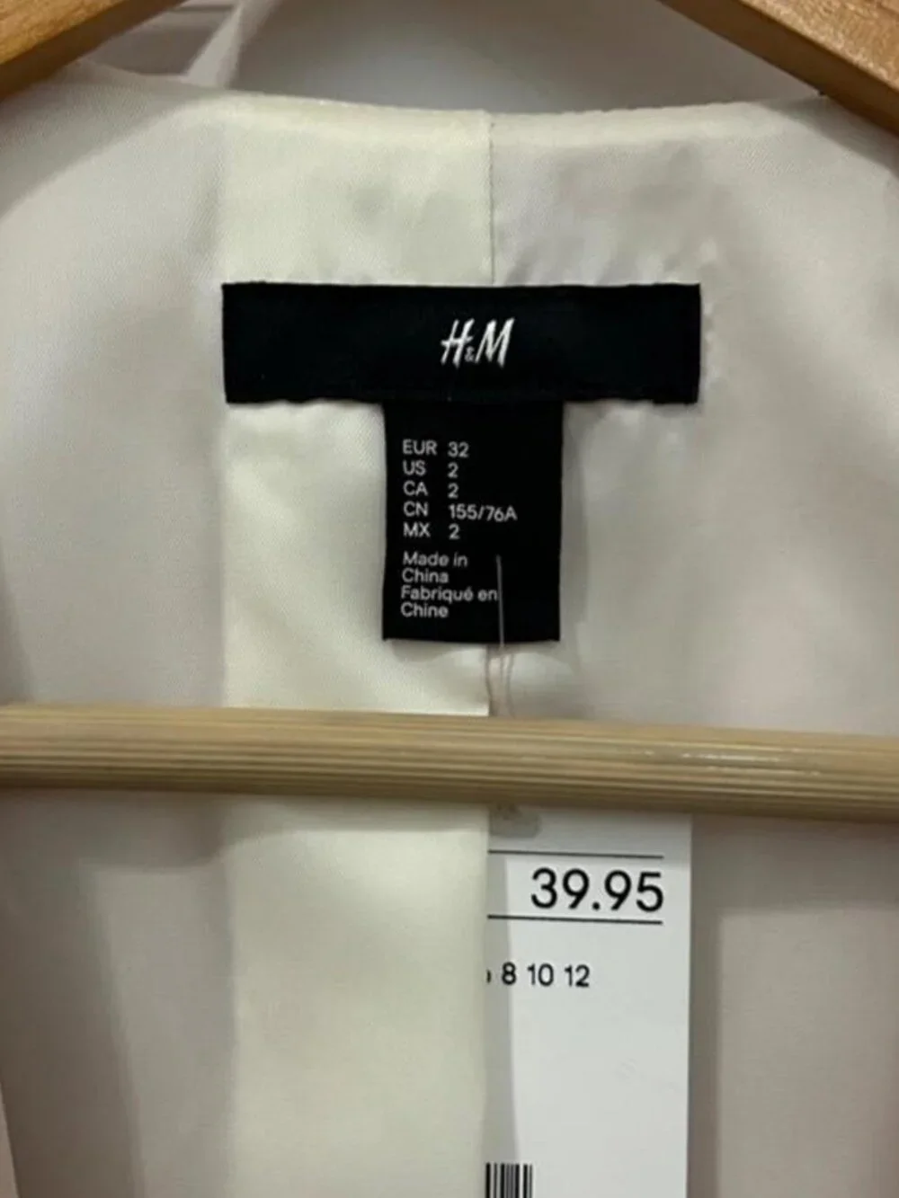 H&M blazer tan